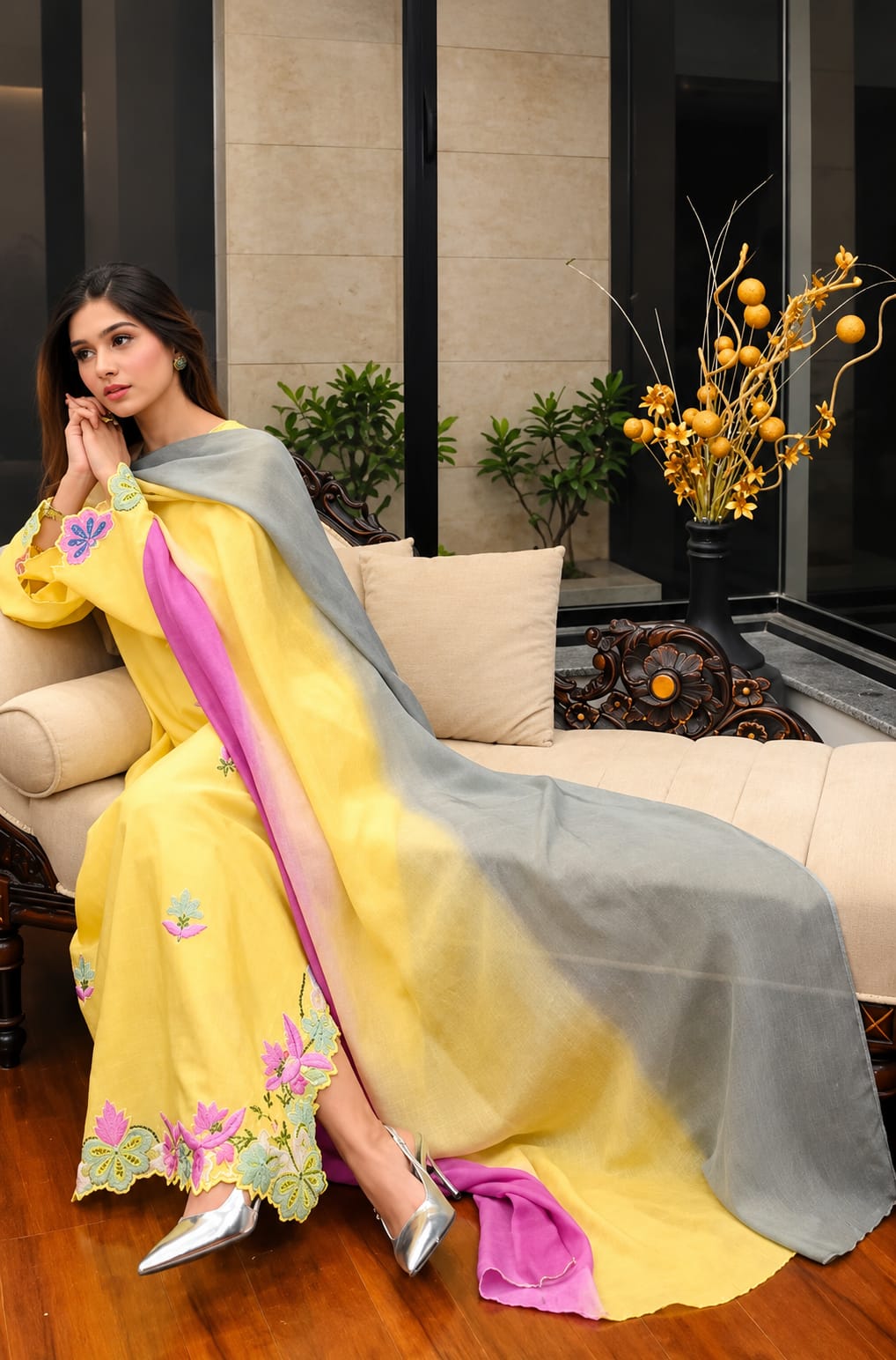 Butter kaftan 3pcs